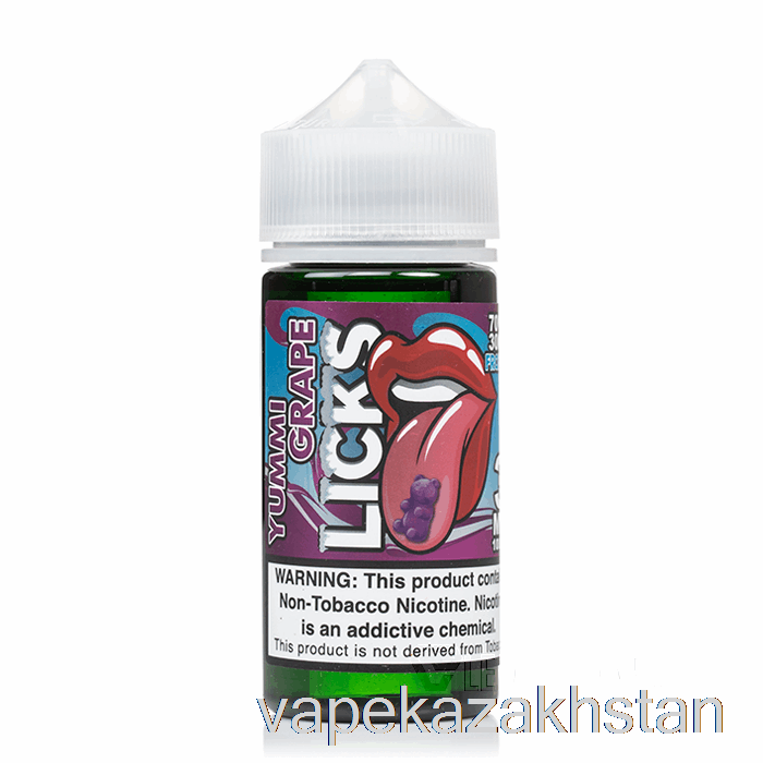 Vape Kazakhstan Frozty Yummi Grape - LICKS Roll Upz - 100mL 3mg